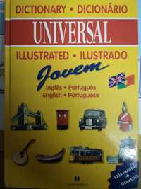 Livro dicionário  ilustrado de inglês português