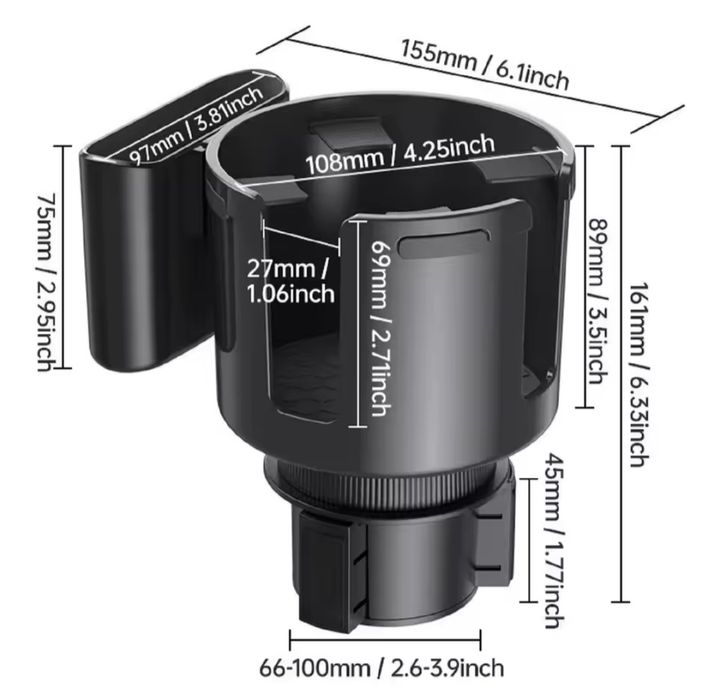 Підстаканник.Розширювач автомобільного підстаканника 2в1