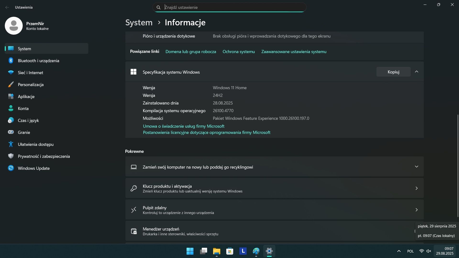 Laptop Lenovo Legion Y540-15IRH-PG0 15,6 Intel Corei5-9300H 8GB ram