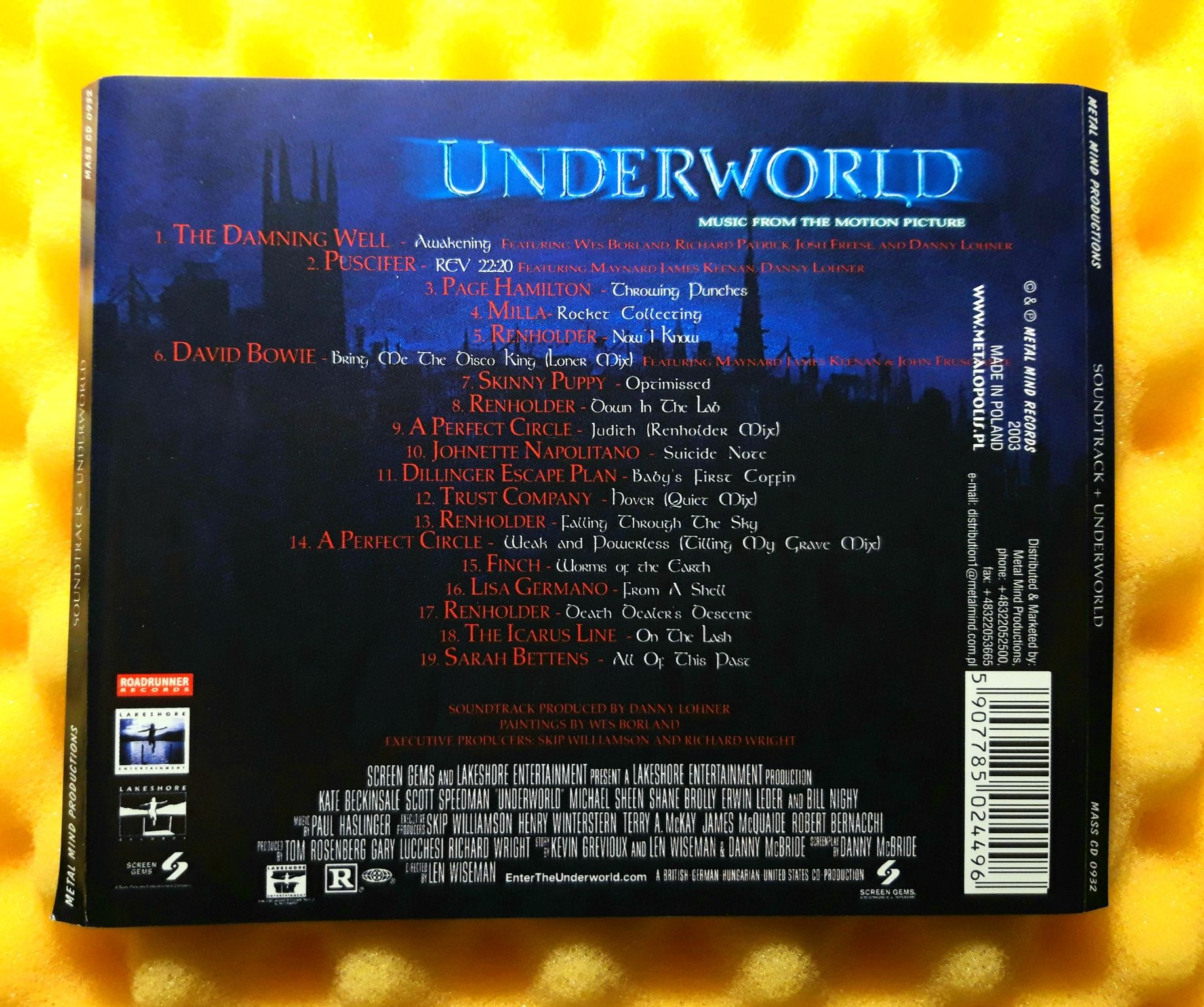 Underworld (Music From The Motion Picture) CD, 2003