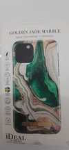 Etui do iPhone 11 Pro/XS/X iDeal Of Sweden - Golden Jade Marble