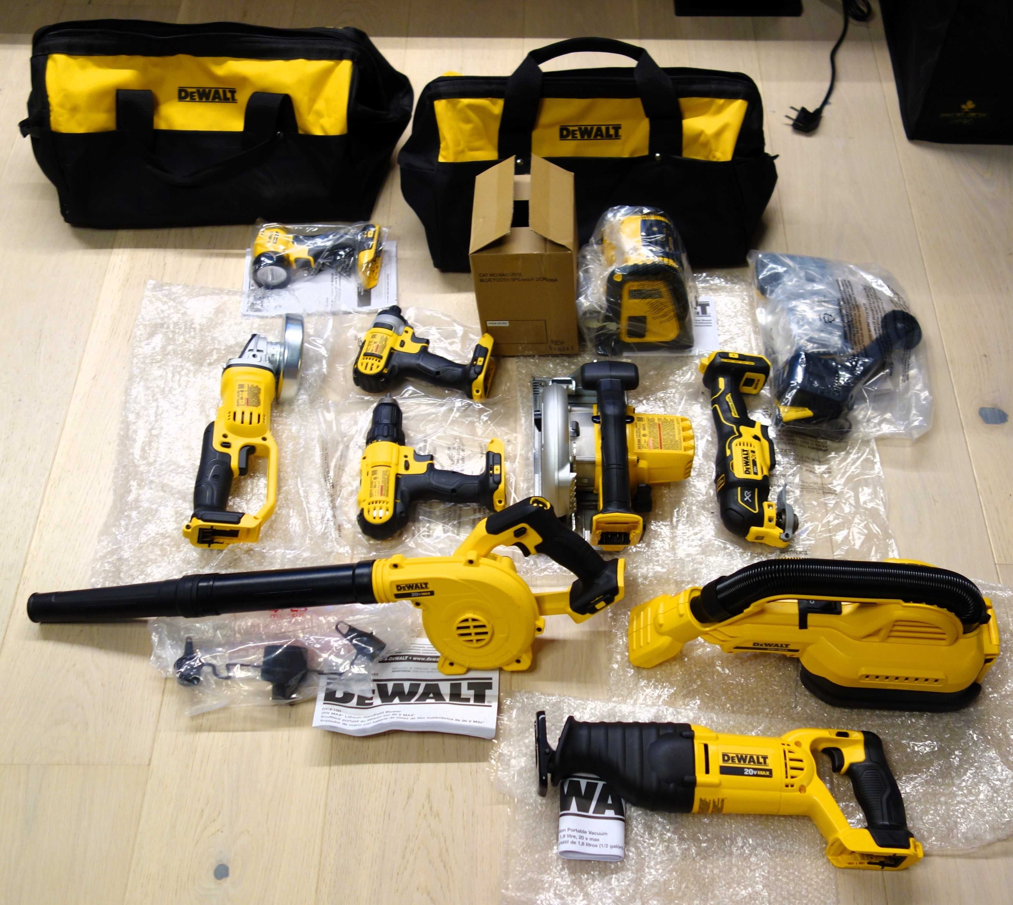 Nowy Zestaw DEWALT DCK1020D2 10 narzędzi Power Combo Kit 20Vmax (USA)