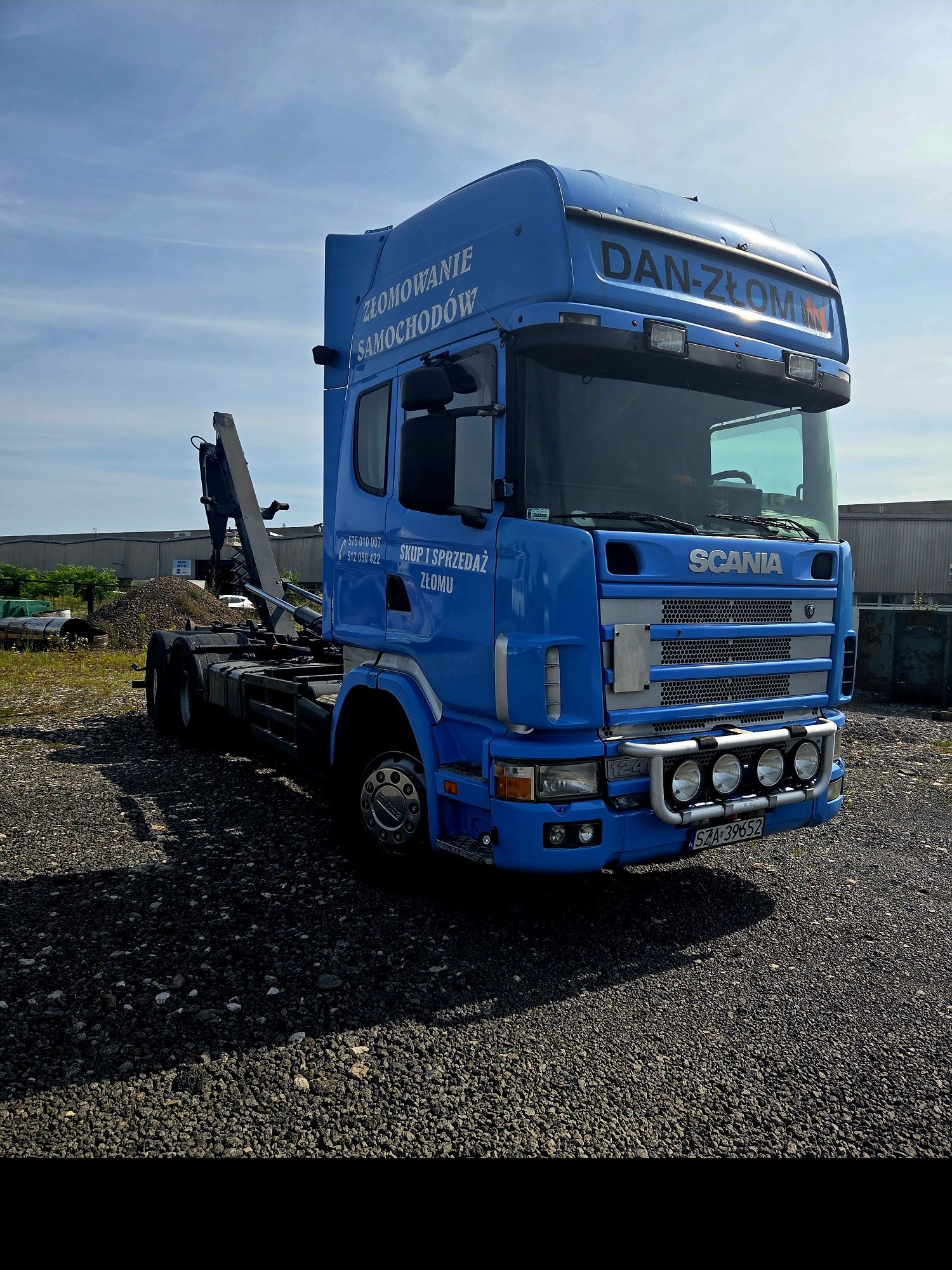 Scania l124 420km 6x2 hakowiec udt stan bdbb