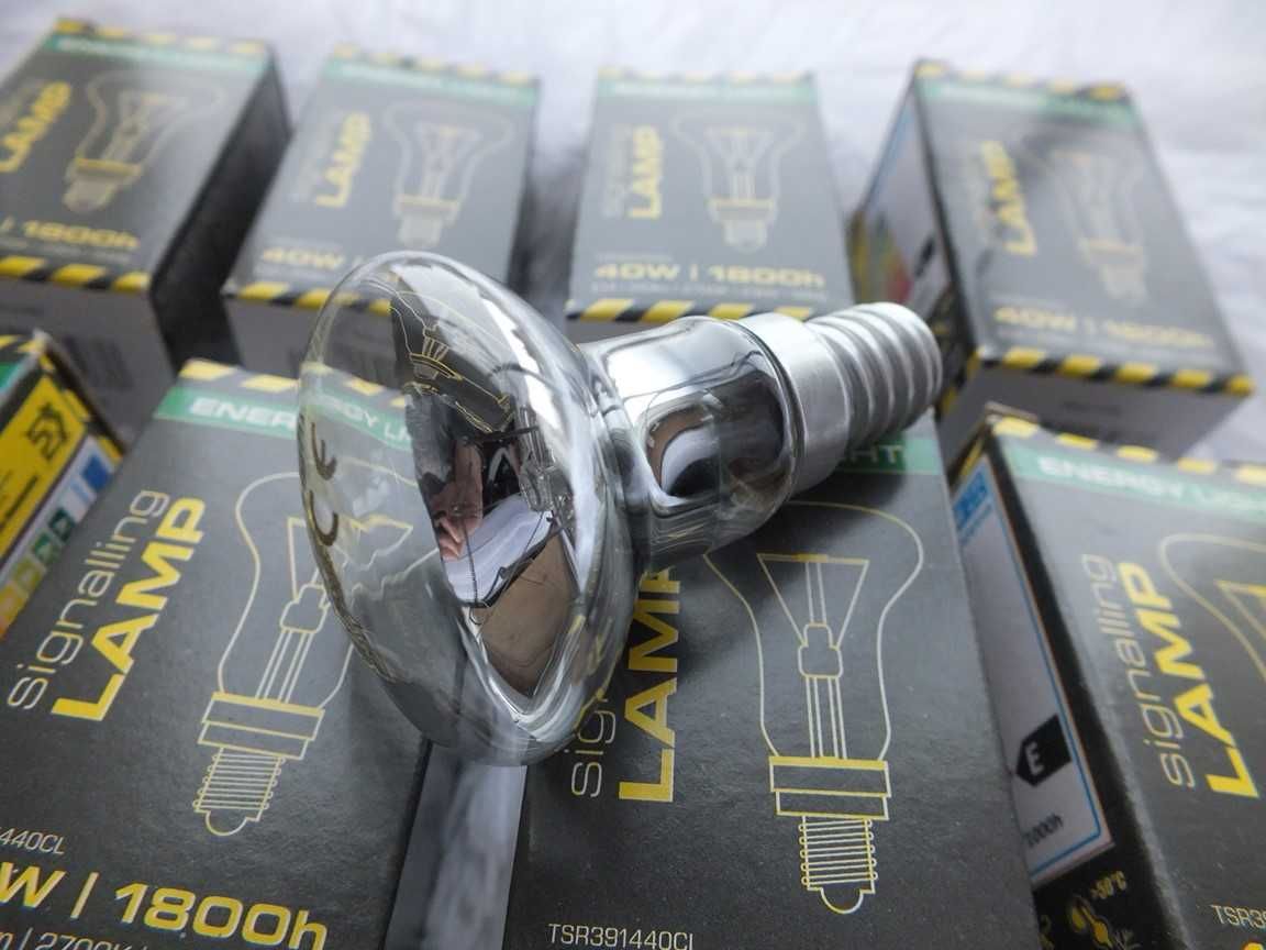 Żarówka typu grzybek do lamp Lawa 40W E14 Nowa w kartoniku Ostatnie 2
