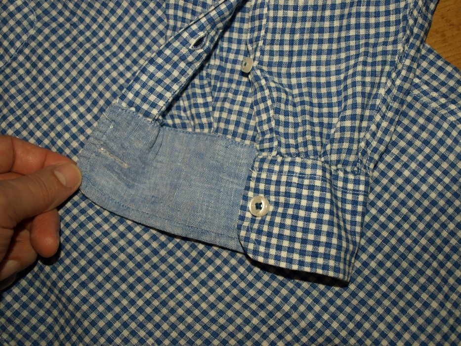 Мужская льняная рубашка S.Hampton & Sons, M