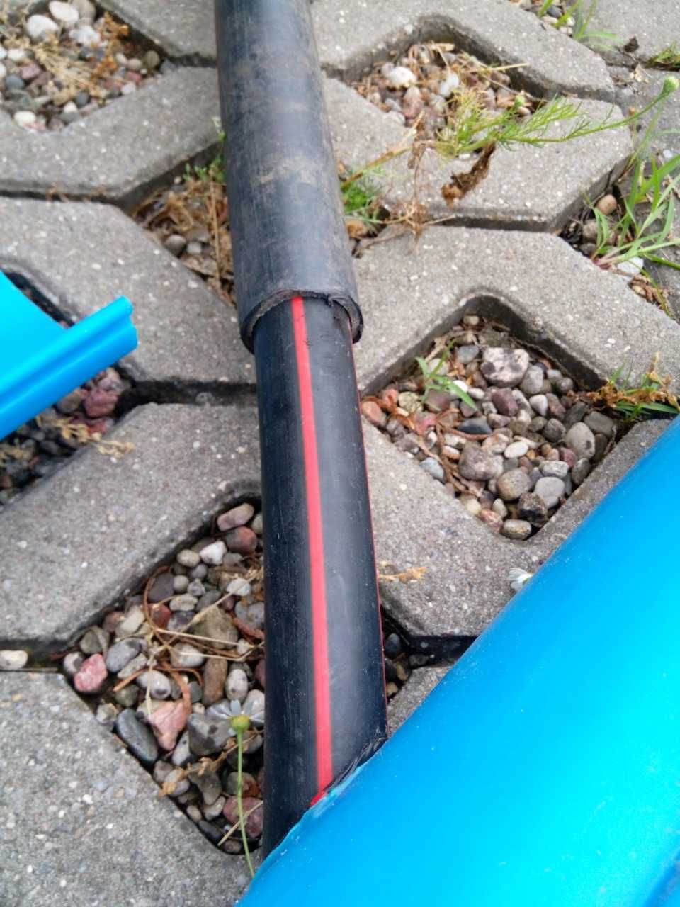 Odgałęźnik trójnik dzielony 110/32 split y-connection rura dwudzielna