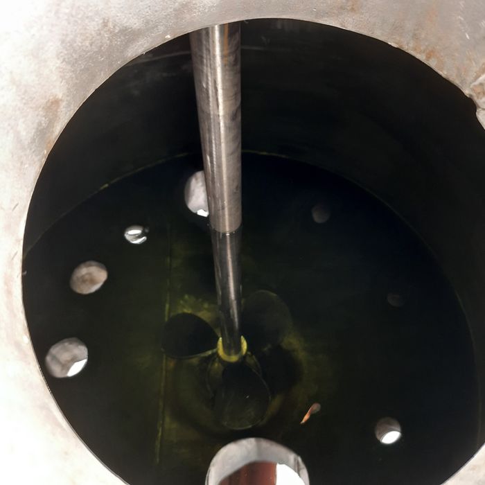 Реактор 3.2 м3 нержавеющая сталь