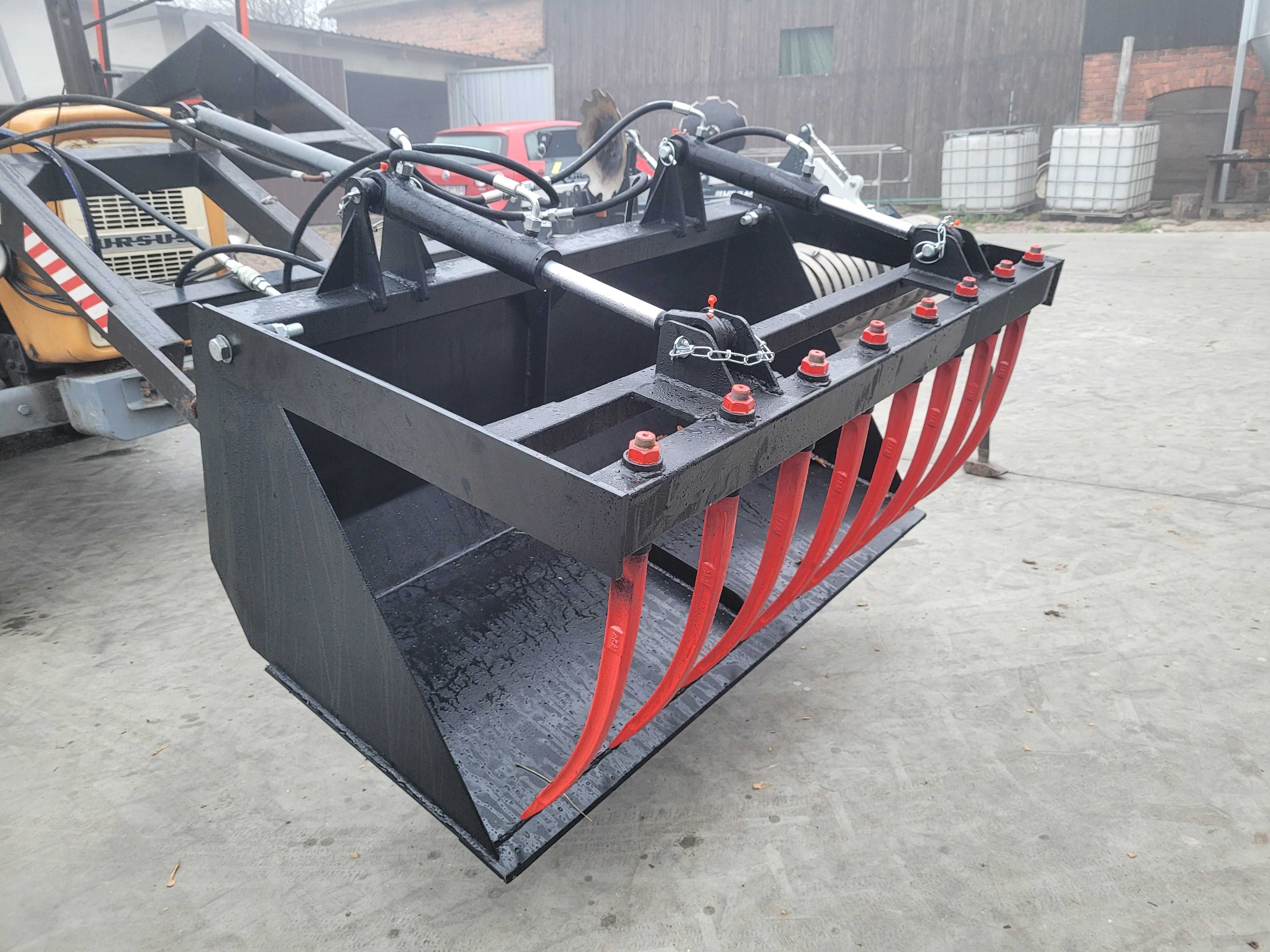 Krokodyl do obornika Łyżko-krokodyl do tura ciągnika 1.2m 1.4m 1.6m