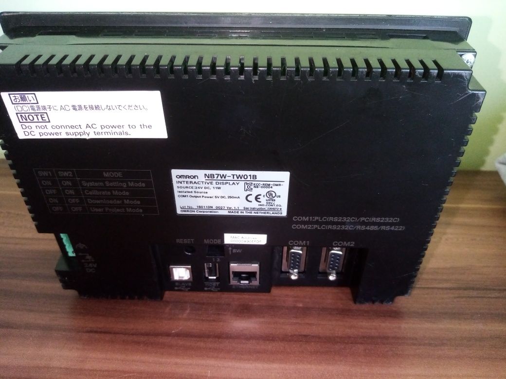 Panel operatorski Omron nb7w-tw01b