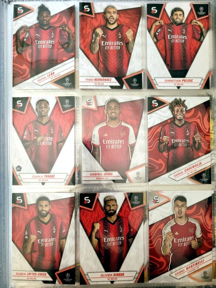 Lote Cartas Superstars Topps