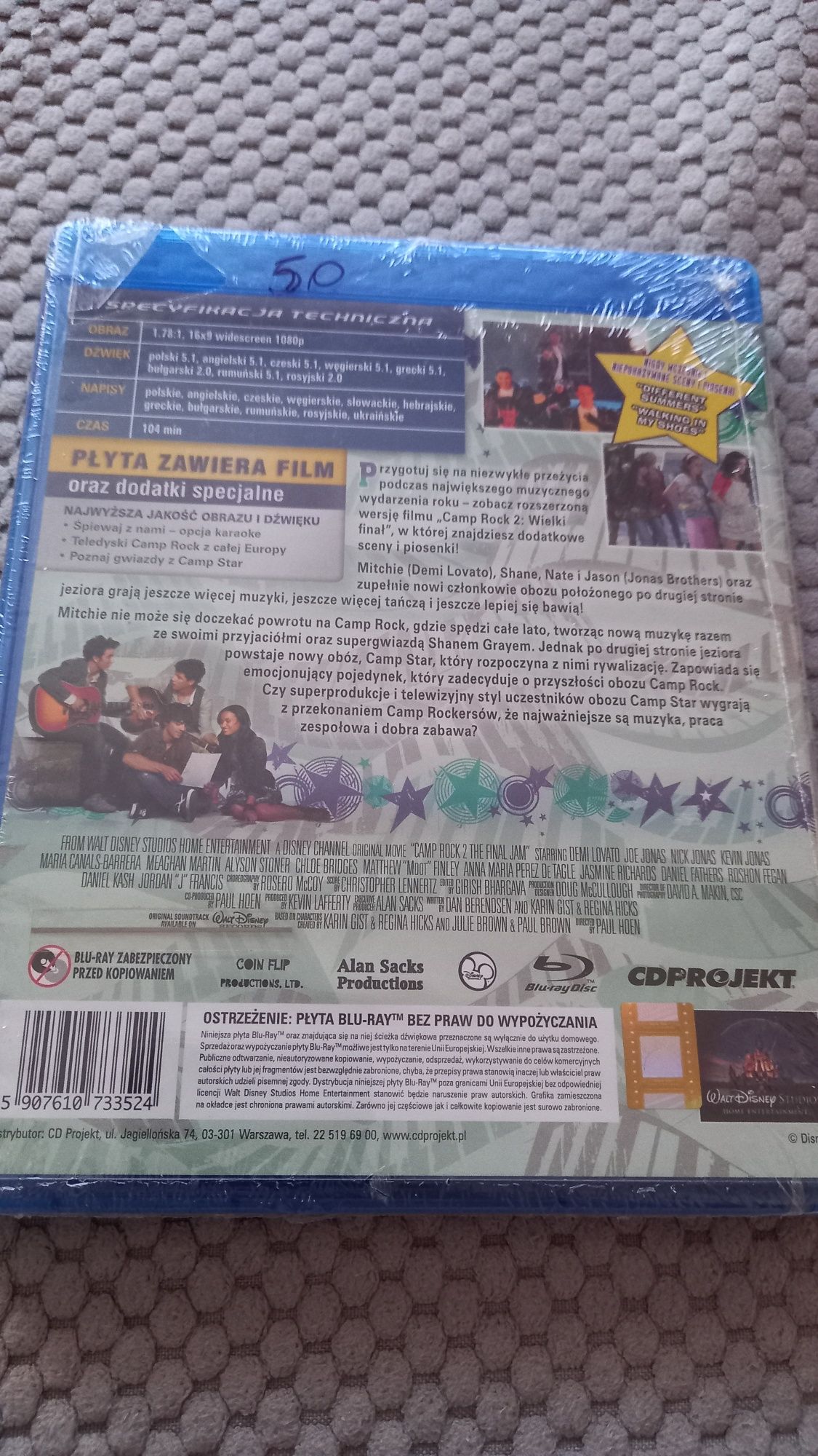 Camp rock 2 blu-ray