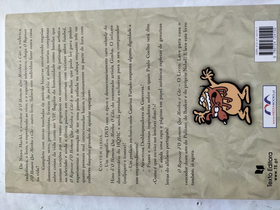 livro O Regresso do Homem que mordeu o cão