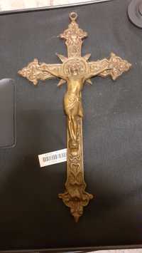 Crucifixos  cruz Cristo  em  latão