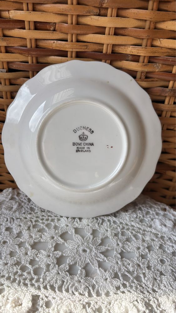 Vintage Duchess Bone China talerzyk porcelanowy Clan Macleod