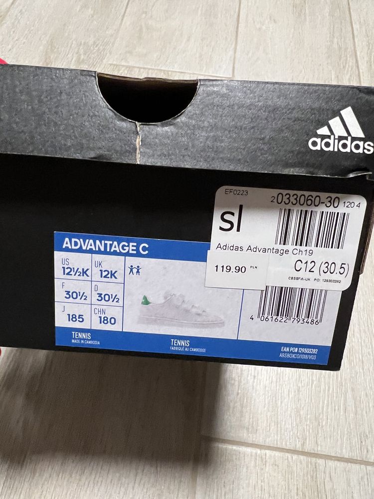 Adidas ADVANTAGE C 30,5 jak nowe adidasy