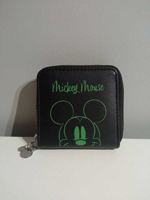 Nowy czarny portfel z Myszką Miki Sinsay