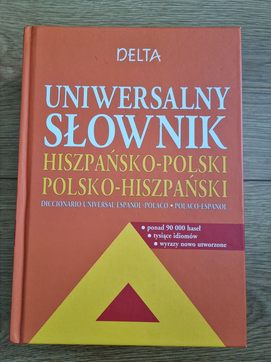 Słownik Polsko-Hiszpański Dictionary Spain Delta Ksiazka Nauka Jezyk