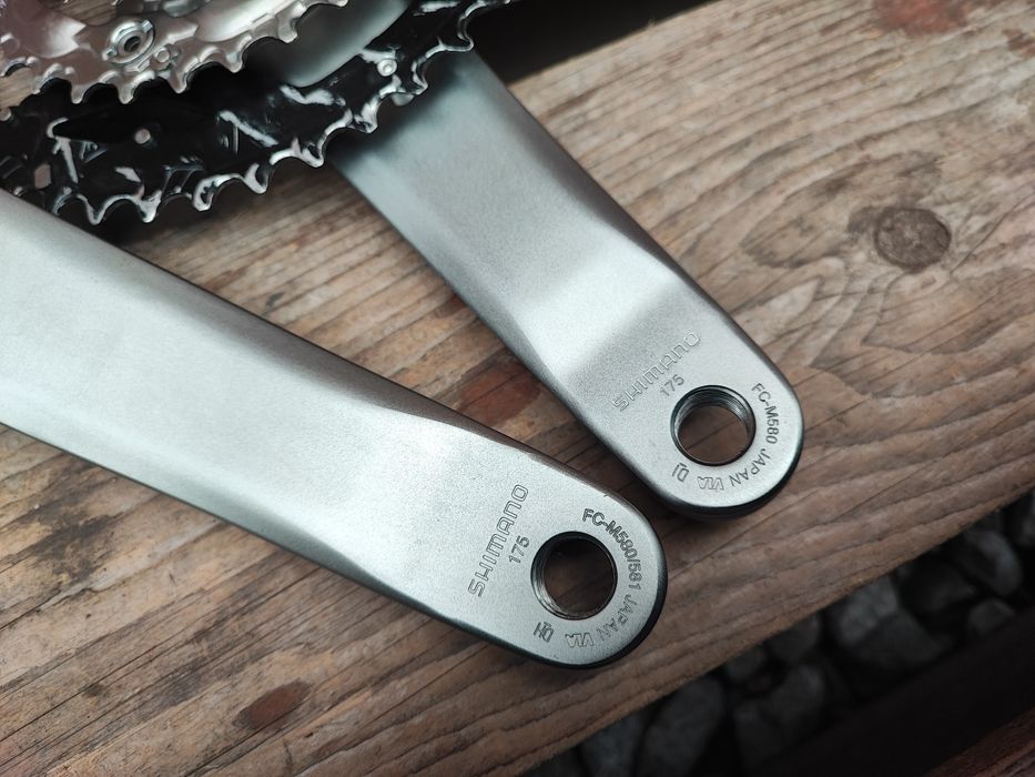 Korba rowerowa Shimano Deore LX M580 175mm Retro MTB ładny stan