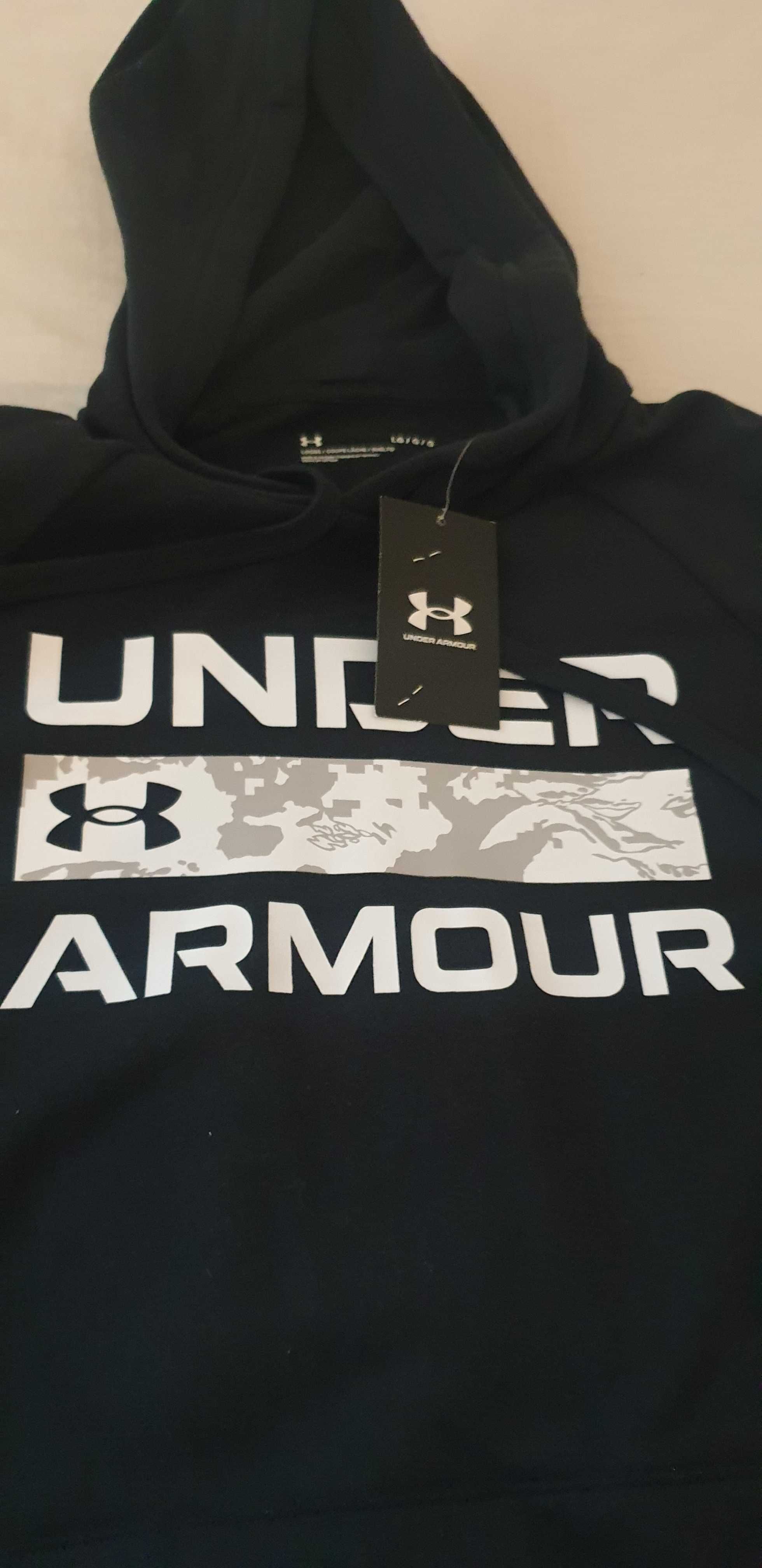 Nowa Męska Bluza z Kapturem Under Armour L