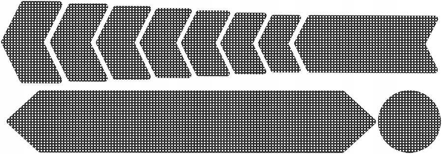 FramePAD Ochraniacz na ramę roweru rurę 45cm 10 el