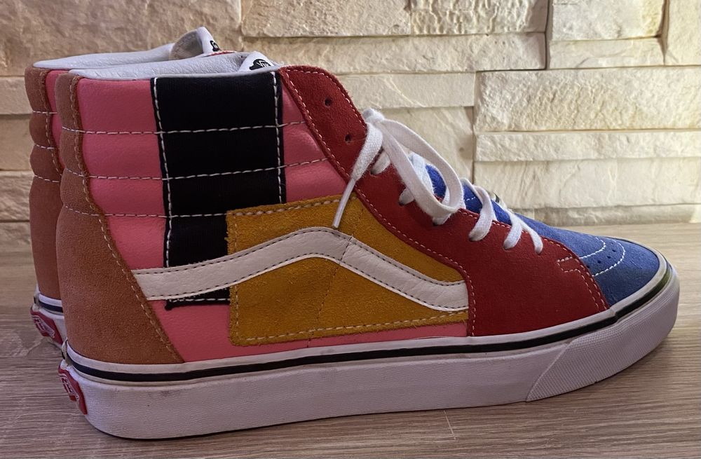 Sneakersy Vans Sk8-Hi  (Patchwork) Multicolor r.42