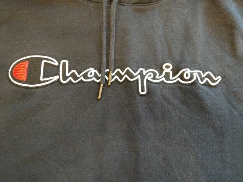 bluza z kapturem hoodie Champion central haft logo unisex