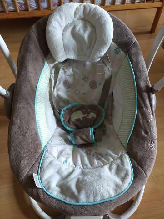 Bright Starts 60100 leżaczek, bujaczek, huśtawka hybrydowa Sahara