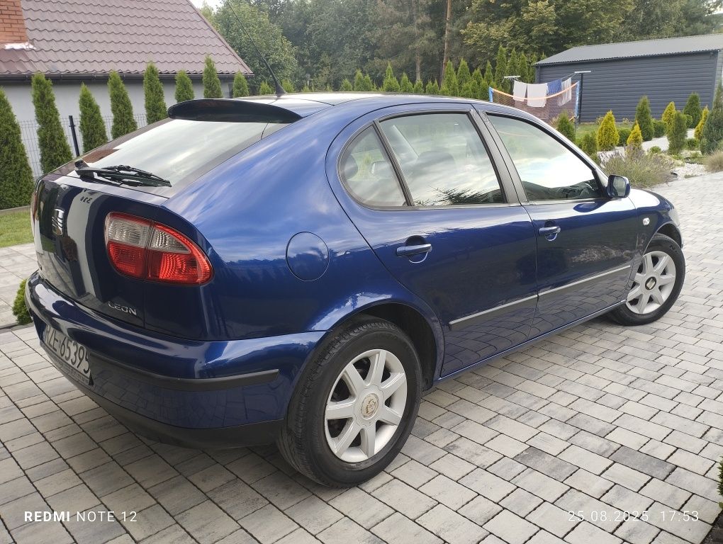 ŁADNY SEAT LEON 1.6 benzyna do jazdy bez korozji
