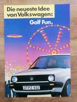 Prospekt VW Golf II Fun