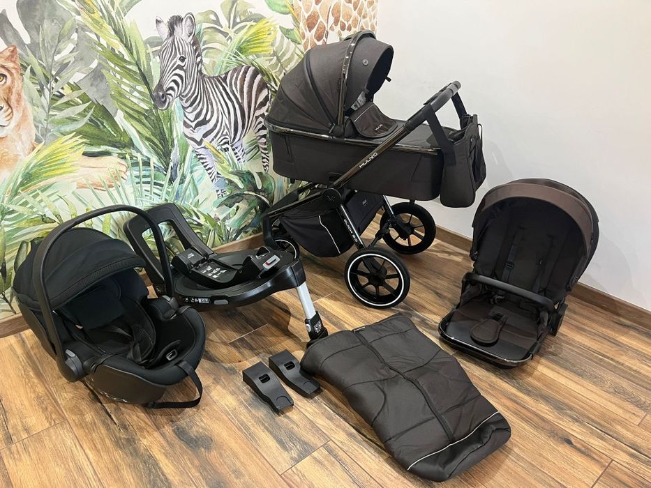 Sprzedam wózek Muuvo Quick 3.0i fotelik britax romer z bazą
