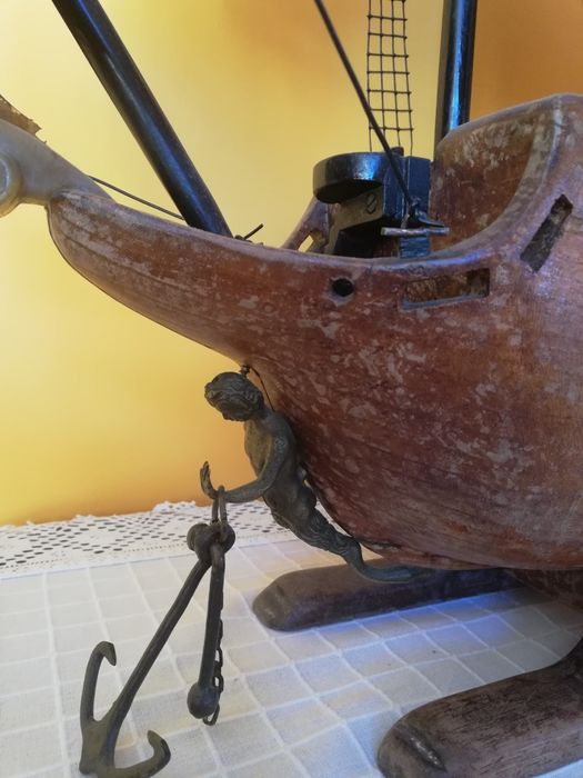 Bardzo stary Galeon Santa Maria duży ciężki