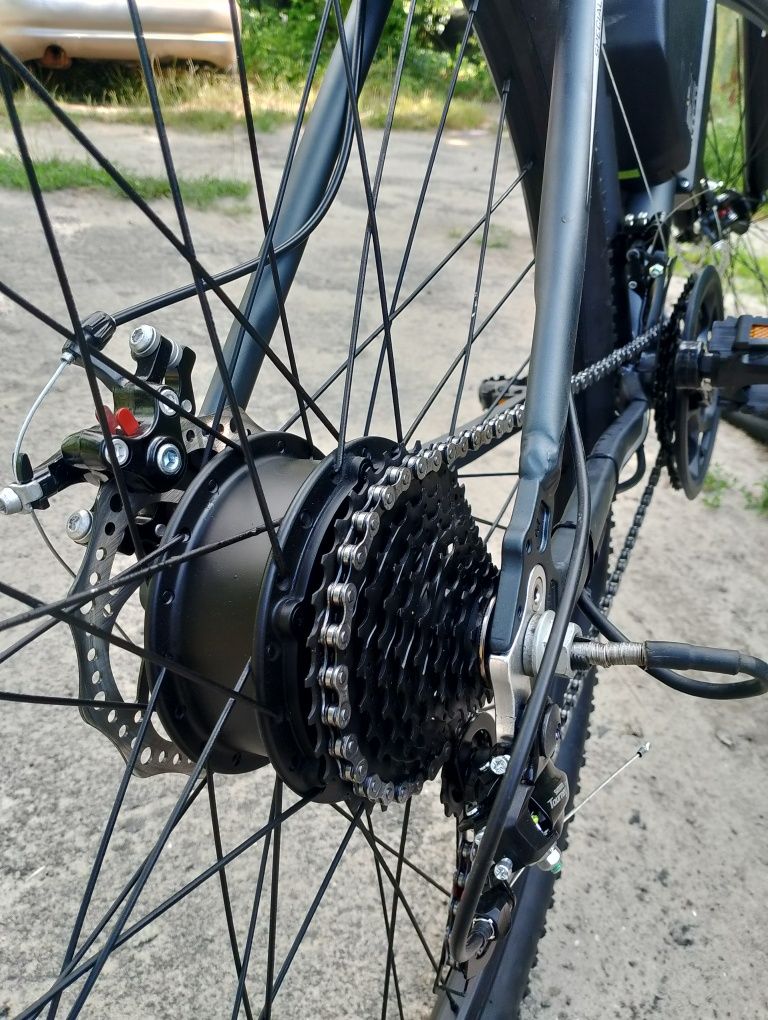 Електровелосипеед 48v350w з запасом 55км