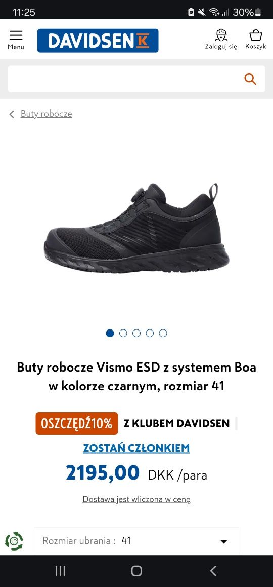 Buty robocze Vismo Boa S1P r.41
