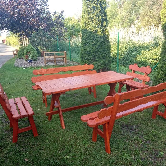 Meble ogrodowe stół 195x90