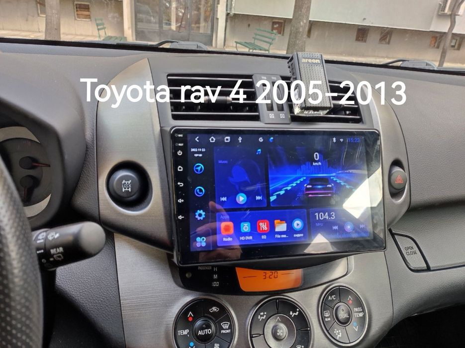 Магнітола Toyota rav 4 2005-2013, Android, під камеру заднього виду