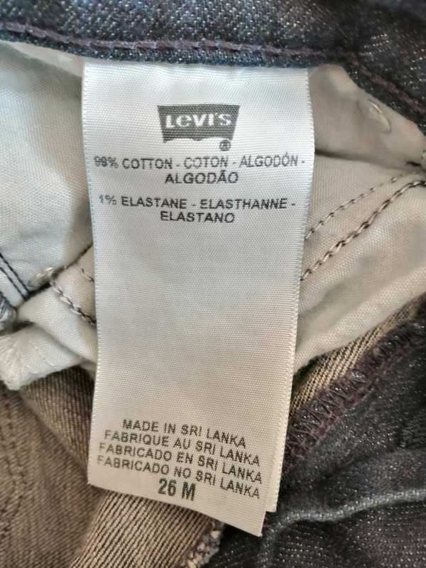 Jeansy Levis 100% bawełna rozmiar 26