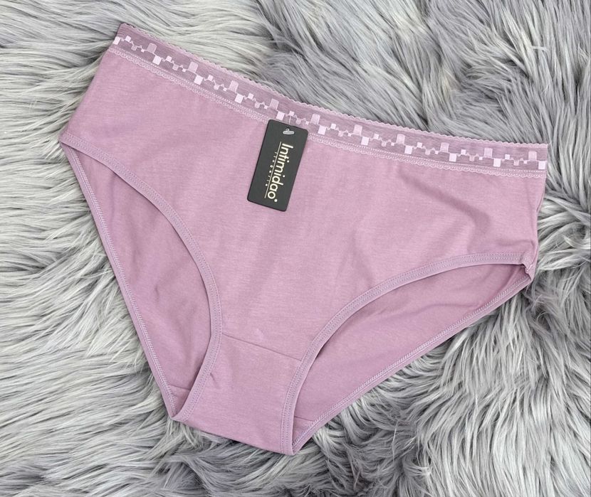 Majtki XXL 44 Klasyczne Bawełniane Figi Damskie 95% bawełna Intimidao