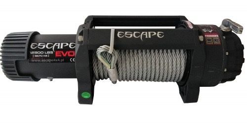 Лебёдка Escape evo 12500 ip68 стальной синтетический