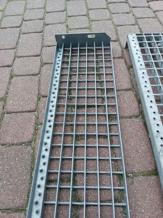 Schody z kraty WEMA, stopnie, krata pomostowa