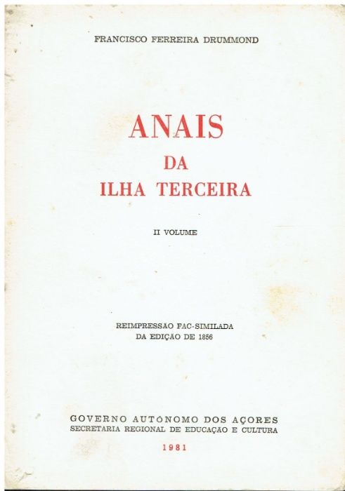 6976 Anais da Ilha Terceira - 4 Volumes