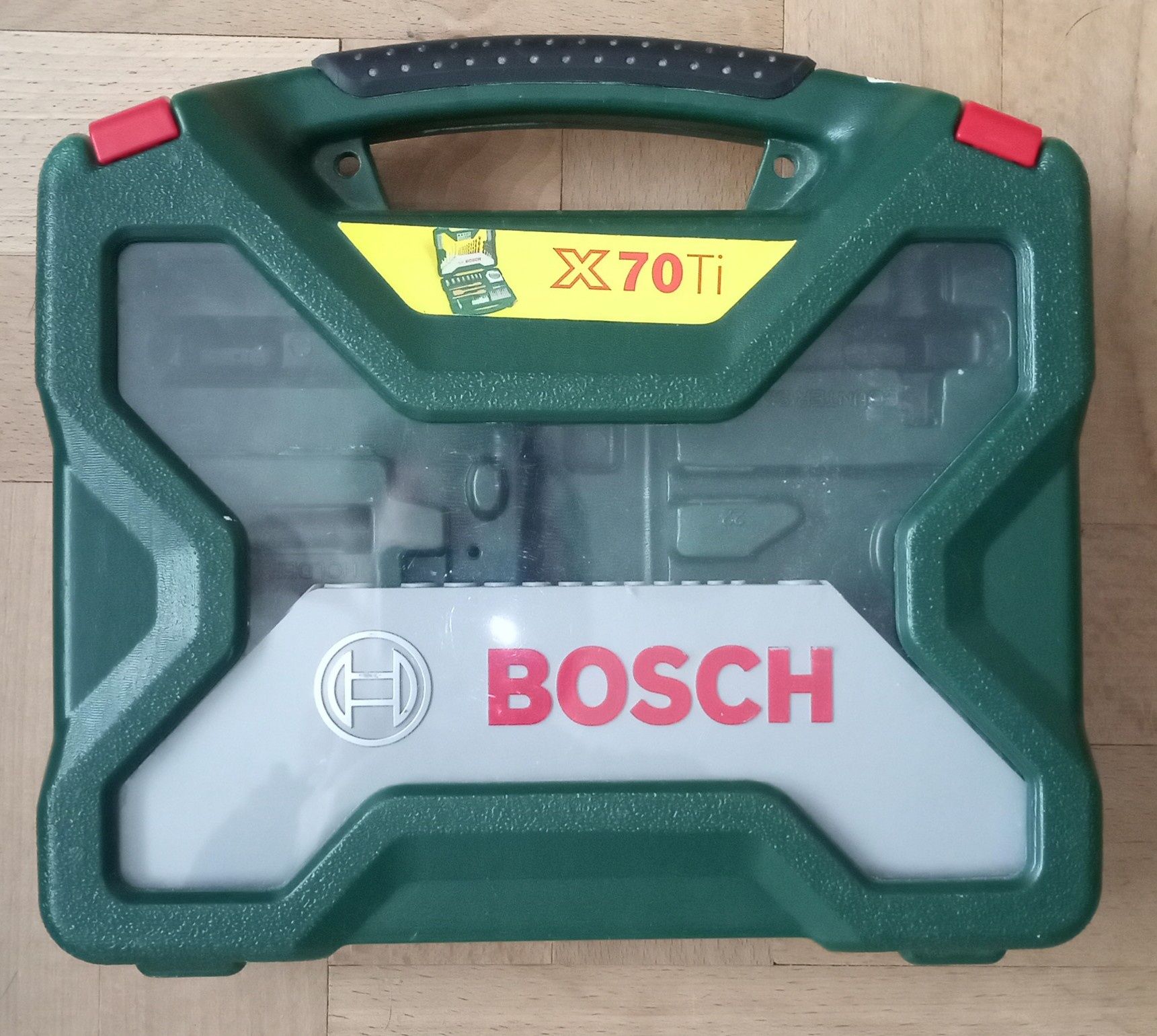 Puste pudełko Bosch X70 Ti na bity , wiertła.