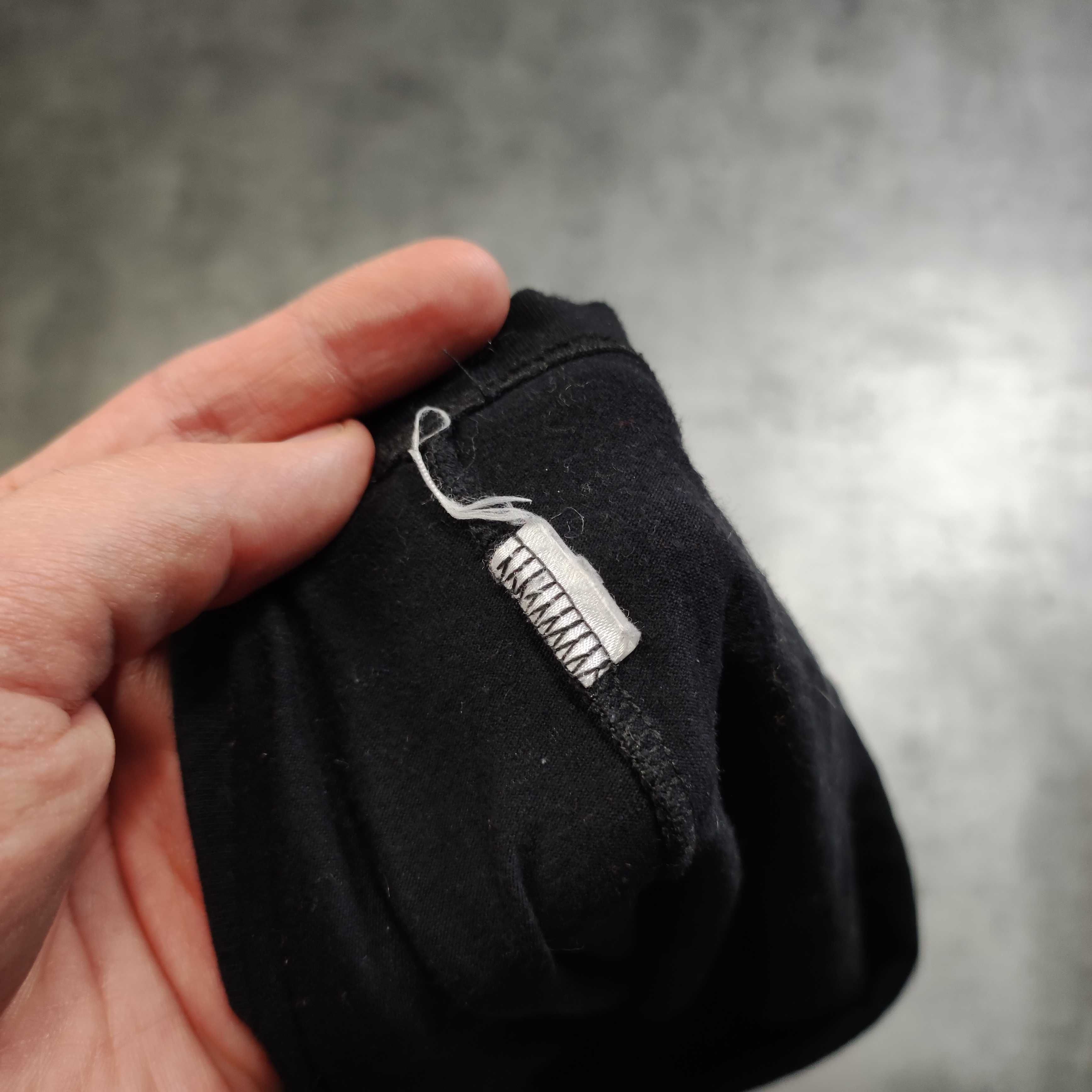 MĘSKA Koszulka PREMIUM Czarna Slim Fit Emporio Armani EA7 EWA Logo