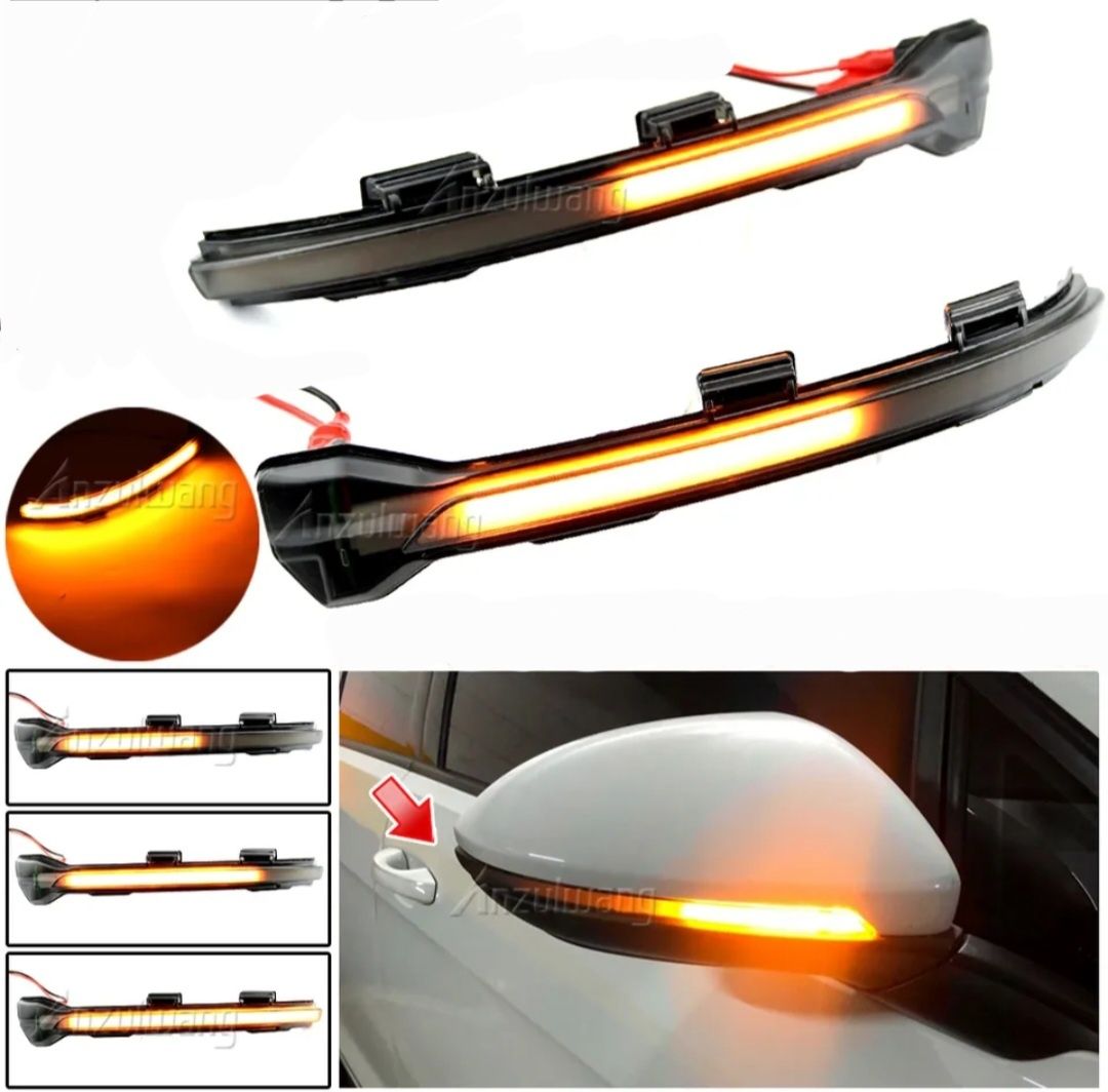 Динамични поворотники LED VW Volkswagen Golf 7 Touran E-golf GTI Jetta