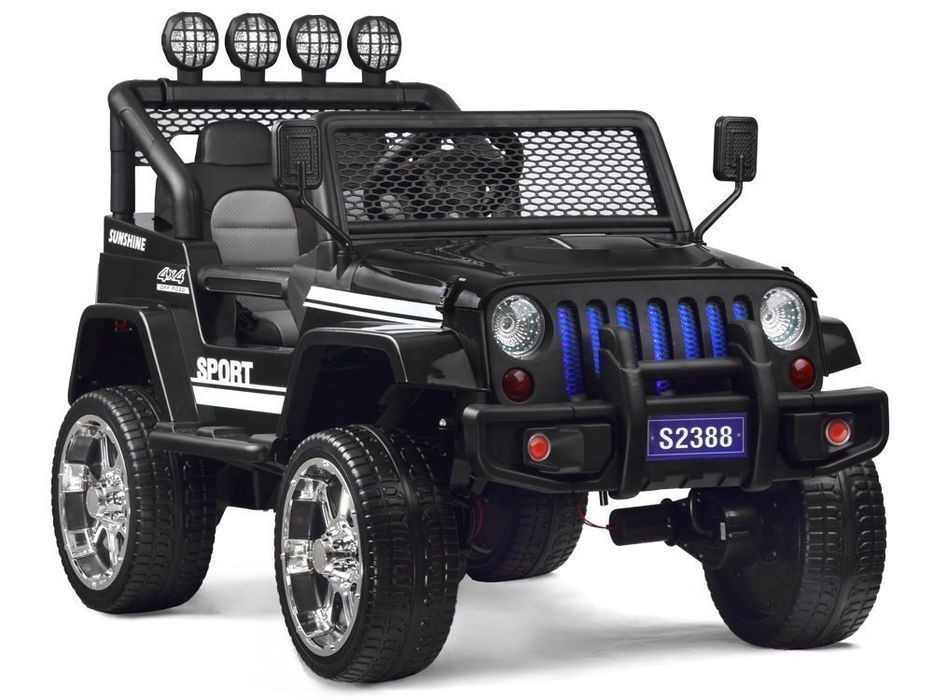 Jeep Dla Dzieci 4X4 Gumowe Koła Eva Pilot 2388