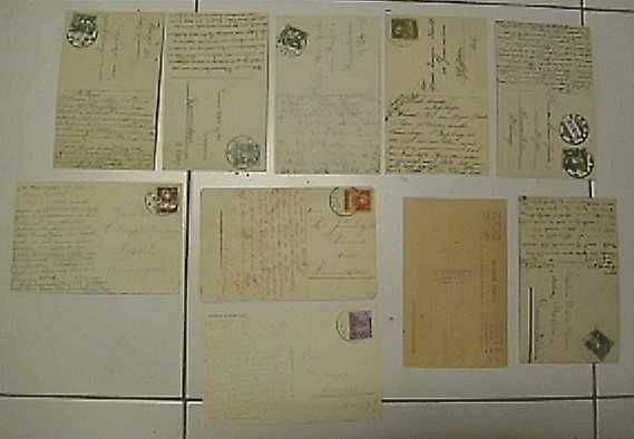 20 cartas e postais.