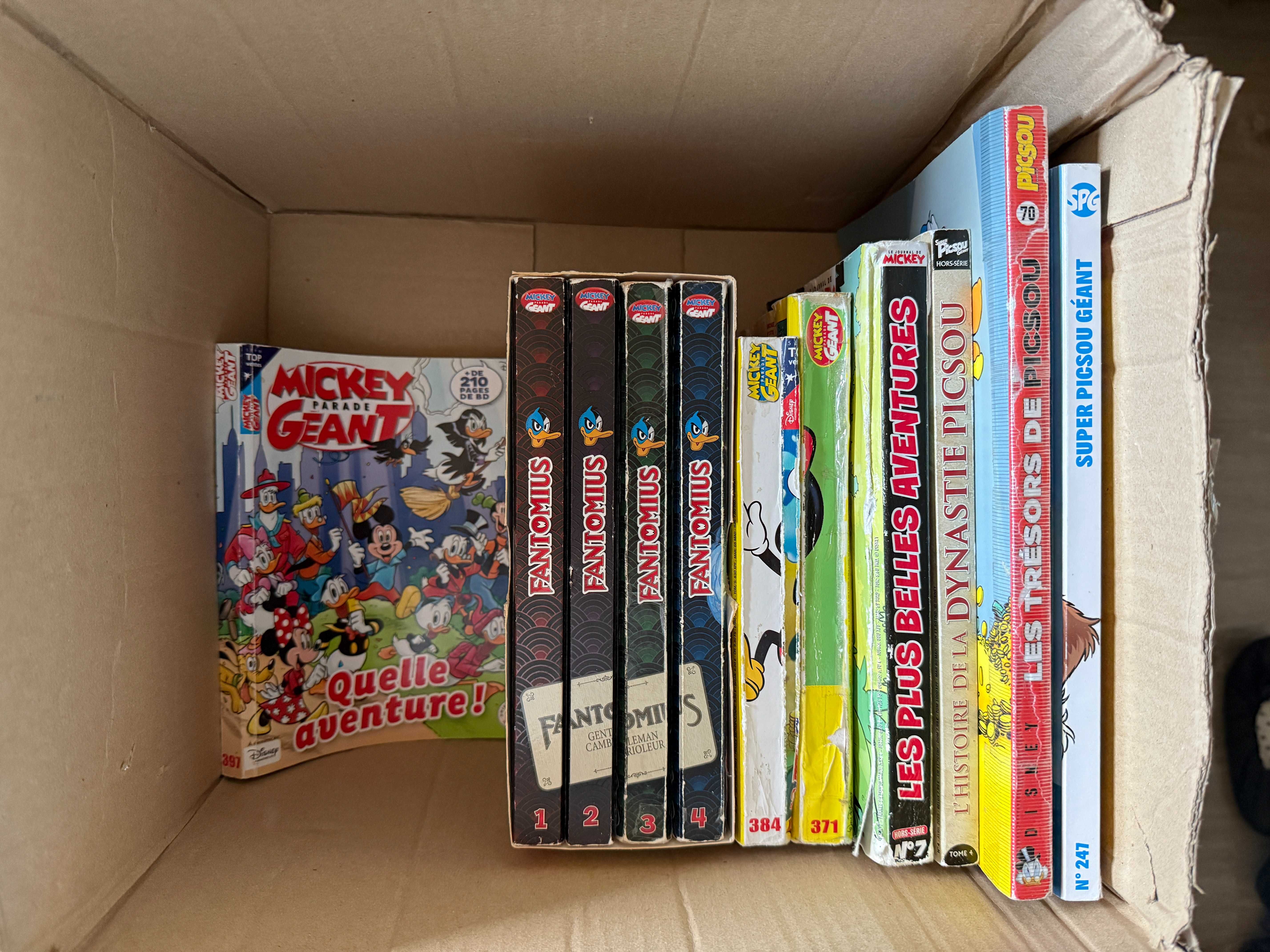 Jornal de Mickey, Picsou Magazine, Mickey Parade Géant ...em Francês