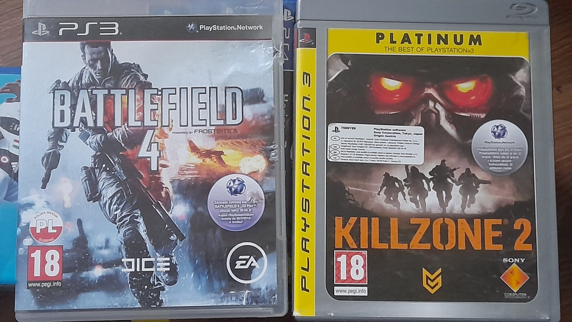 Battlefiekd 4 i Killzone 2 na PS3