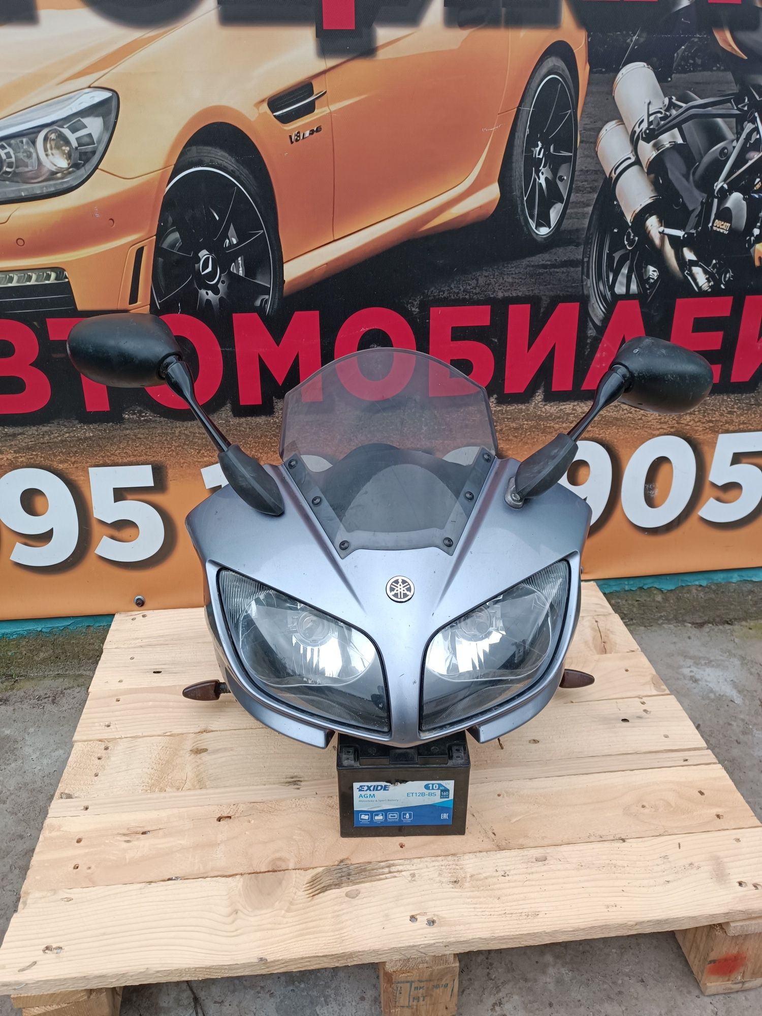 Морда фара паук в сборе Yamaha fz 1000 600 400 r FZ в отличном состоян