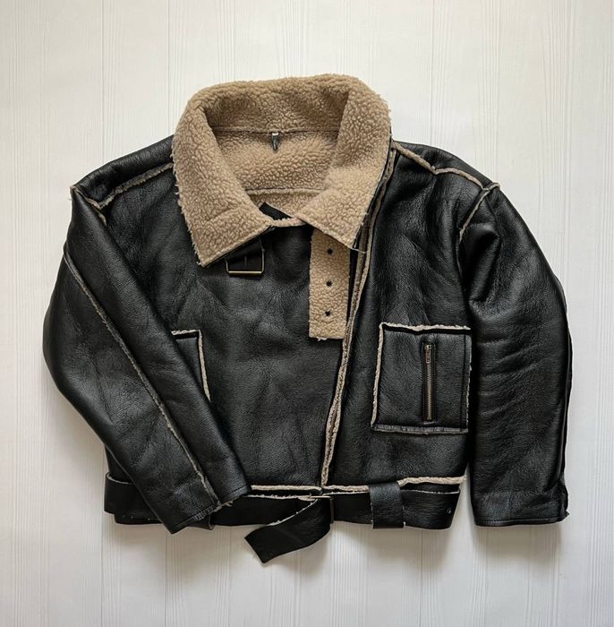 Женская куртка косуха на меху