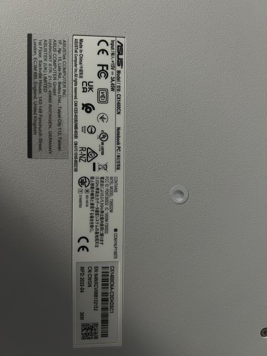 Vendo asus chromebook